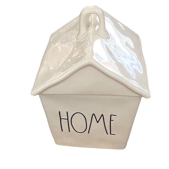 Rae Dunn HOME House Cookie Jar Canister - Picture 3 of 10